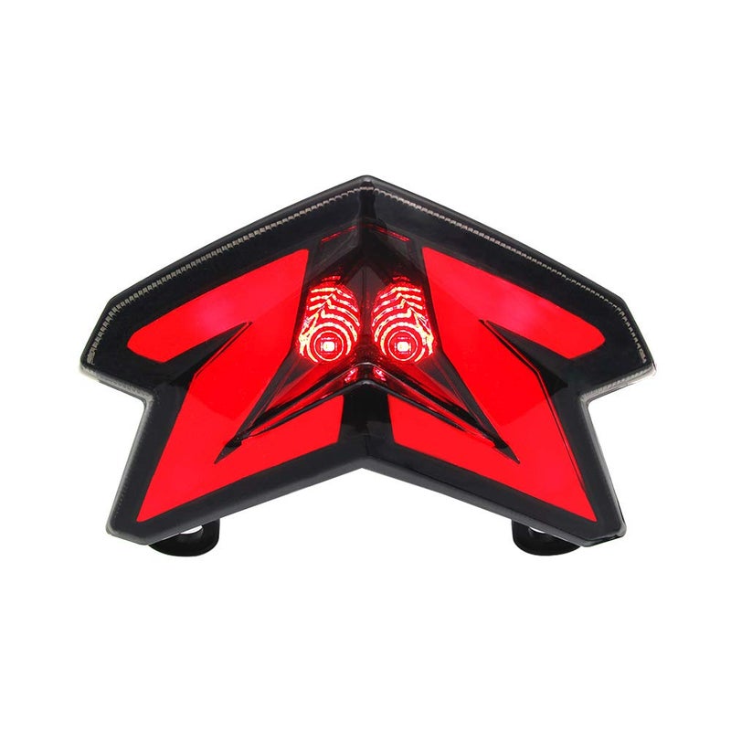 MFC PRO Integrated LED Turn Signal Tail Light for 2013-2024 Kawasaki Z125 Pro / 2013-2016 ZX-6R 636 Z800 (DEEP SMOKE) - Image 3
